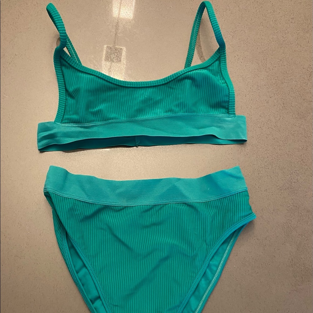 Frankie’s Bikini’s two piece green bikini set